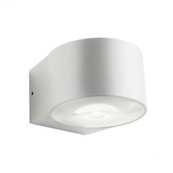 6W LED Sieninis lauko šviestuvas LOG 3000K Baltas IP65 90060