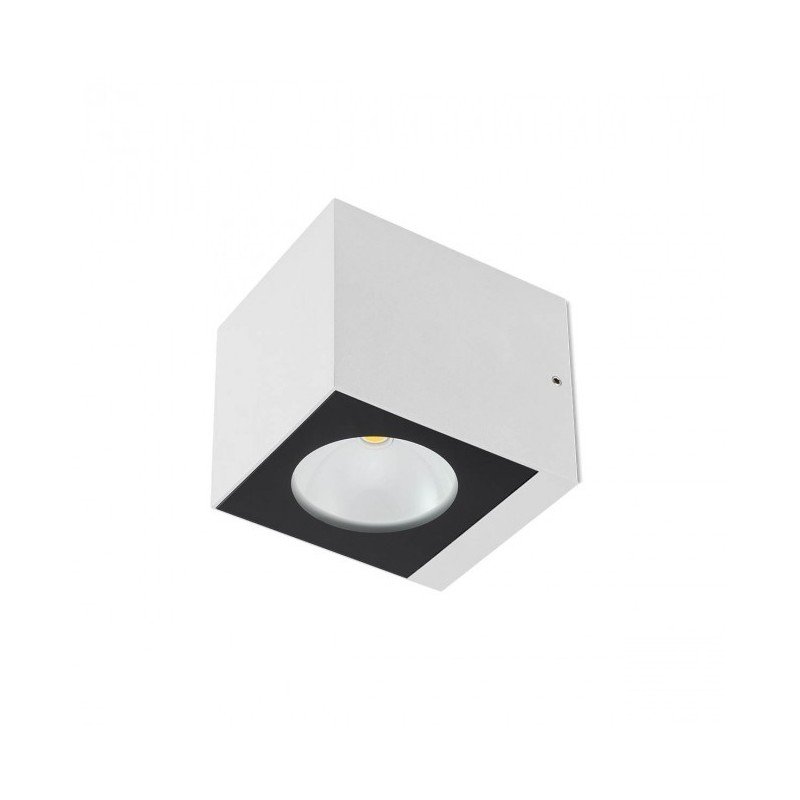 12W LED Sieninis lauko šviestuvas TEKO 3000K Baltas IP65 90100