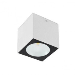 6W LED Lubinis lauko šviestuvas TEKO 3000K Baltas IP65 90103