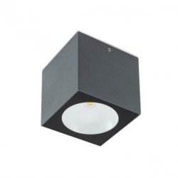 6W LED Lubinis lauko šviestuvas TEKO 3000K Tamsiai pilkos spalvos IP65 90104