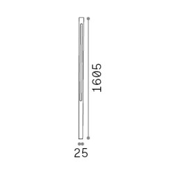 25W LED Pastatomas lauko šviestuvas takeliams JEDI 3000K Juodas IP65 293202