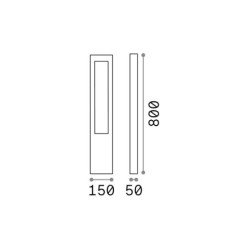 Pastatomas lauko šviestuvas takeliams VEGA Baltas IP44 136035