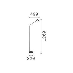 3,5W LED Toršeras EASY 3000K Baltas 295473