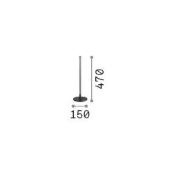 10,5W LED Dekoratyvinis stalo šviestuvas FILO 3000K Baltas 310107