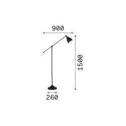 Toršeras NEWTON Sidabro spalvos 015286