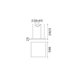 33W LED Pakabinamas šviestuvas ORACLE SLIM 3000K Baltas 259154