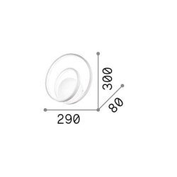 28W LED Interjero šviestuvas OZ 3000K Baltas 253695