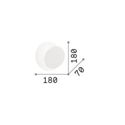 7,5W LED Interjero šviestuvas TICK 3000K Sidabro spalvos 238951