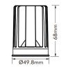 9W MR16 Dimeriuojamas LED modulis NOVA 3000K 24 laipsnių CRI80