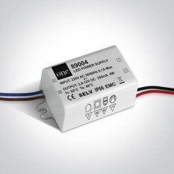 Pastovios srovės LED maitinimo šaltinis 4W 350mA IP66 89004