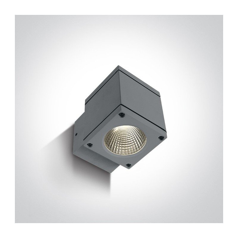 6W LED Sieninis lauko šviestuvas 3000K Pilkas IP54 67138F/G/W