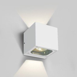 12W LED Sieninis lauko šviestuvas 3000K Baltas IP65 67524B/W/W