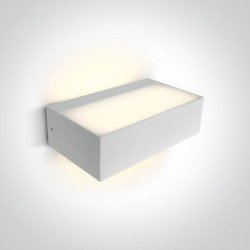 9W LED Sieninis lauko šviestuvas 3000K Baltas IP54 67362C/W/W