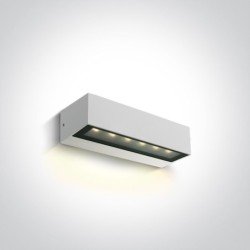 8W LED Sieninis lauko šviestuvas 3000K Baltas IP65 67526A1/W/W