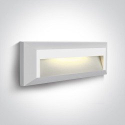 2W LED Sieninis lauko šviestuvas 3000K Baltas IP65 67388C/W/W