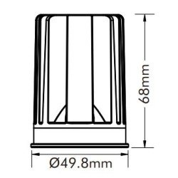 copy of 9W MR16 Dimeriuojamas LED modulis NOVA 3000K 60 laipsnių CRI80