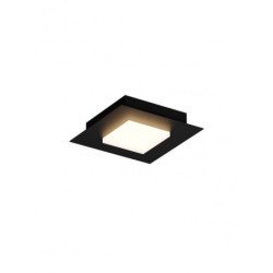 16W LED Interjero šviestuvas TATAMI 3000K-6500K Juodas 05-988