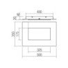 36W LED Interjero šviestuvas TATAMI 3000K-6500K Baltas 05-992