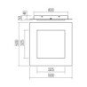 40W LED Interjero šviestuvas TATAMI 3000K-6500K Juodas 05-997