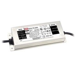 Pastovios įtampos LED maitinimo šaltinis 75W 24V IP67 Valdomas 0-10V ir PWM ELG-75-24B(AB-3Y)