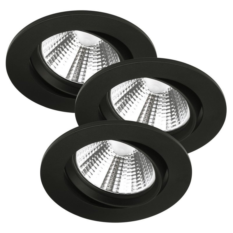 13.5W LED Įleidžiamas šviestuvas FREMONT 2700K Juodas IP23 47580103