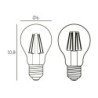 3.5W E27 Dimeriuojama LED lemputė ARBITRARY BULB Ø60 2200K CRI80 50003