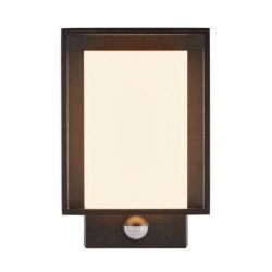 8W LED Sieninis lauko šviestuvas NESTOR 2700K Juodas IP44 49051503