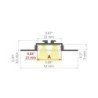 LED profilis Opac-30 Anoduotas 1m A06164A_1