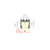 LED profilis PDS-ZM Anoduotas 1m A07696A_1