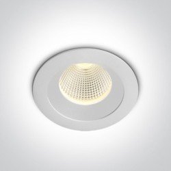 3W LED Įleidžiamas šviestuvas 3000K Baltas 10103E/W/W/W