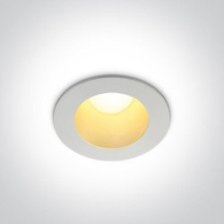 8W LED Įleidžiamas šviestuvas 3000K Baltas 10108ED/W/BS/W