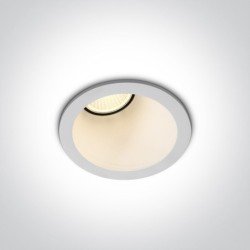 8W LED Įleidžiamas šviestuvas 3000K Baltas 10108A/W/W