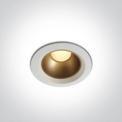 7W LED Įleidžiamas šviestuvas 3000K Baltas 10107Z/W/W