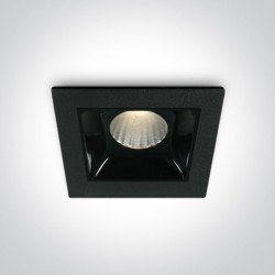 2W LED Įleidžiamas šviestuvas 3000K Juodas 50102B/B/W