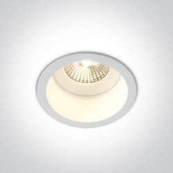 6,5W LED Įleidžiamas šviestuvas 4000K Baltas 10107WD/W/C