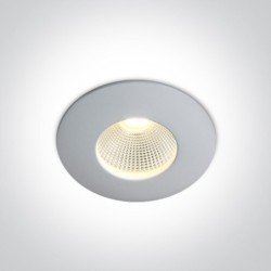 12W LED Įleidžiamas šviestuvas 4000K Baltas 10112P/W/C