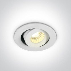 1W/2W LED Įleidžiamas šviestuvas 3000K Baltas 11103B/W/W