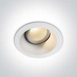 7W LED Įleidžiamas šviestuvas 4000K Baltas 11107FD/W/C