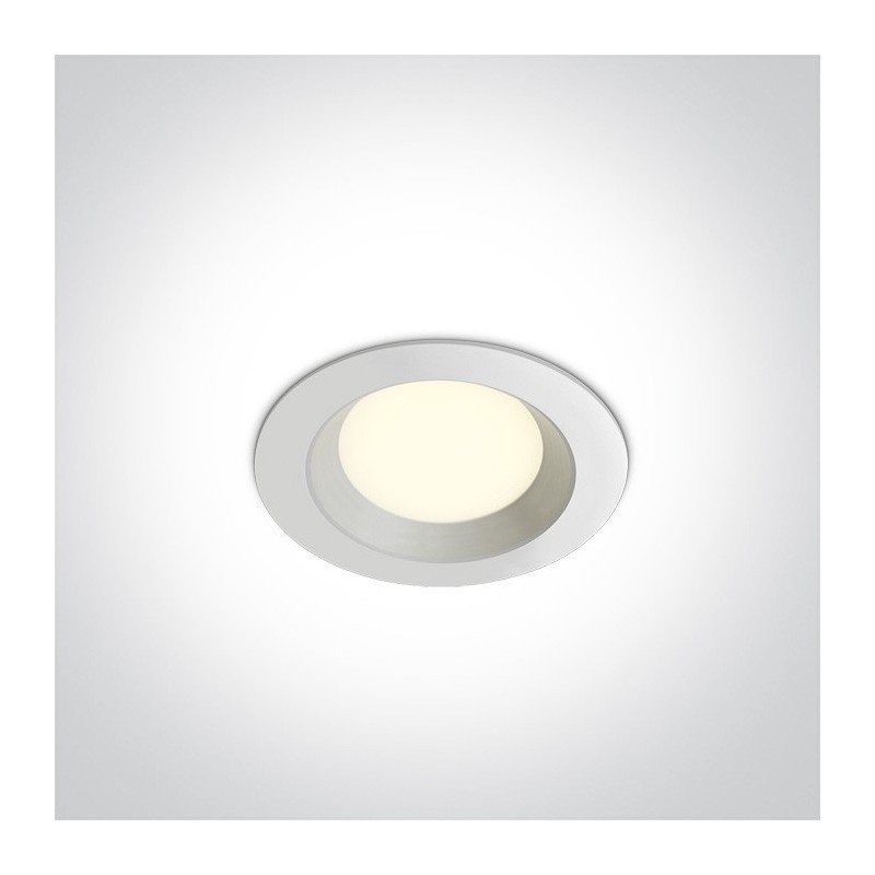 3W LED Įleidžiamas šviestuvas 4000K Baltas 10103T/W/C