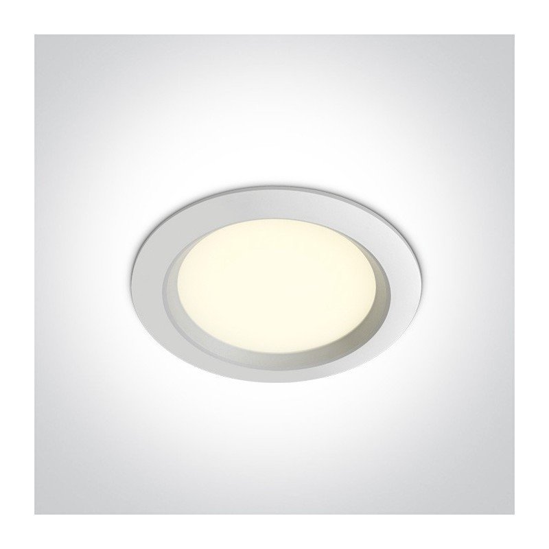 15W LED Įleidžiamas šviestuvas 4000K Baltas 10115T/W/C