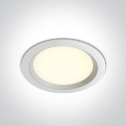 24W LED Įleidžiamas šviestuvas 4000K Baltas 10124T/W/C