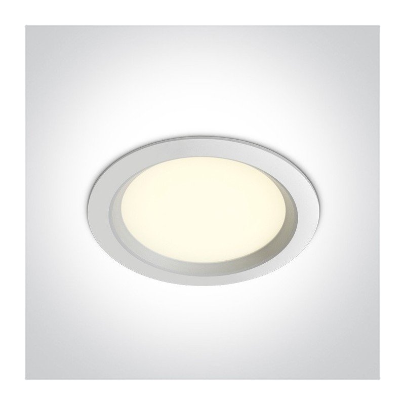 30W LED Įleidžiamas šviestuvas 3000K Baltas 10130T/W/W