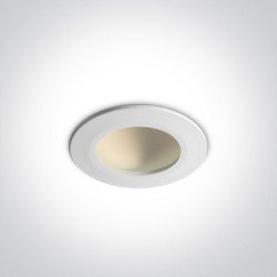 8W LED Įleidžiamas šviestuvas 3000K Baltas 10108FD/W/W