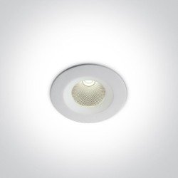 7W LED Įleidžiamas šviestuvas 4000K Baltas 10107CA/W/C