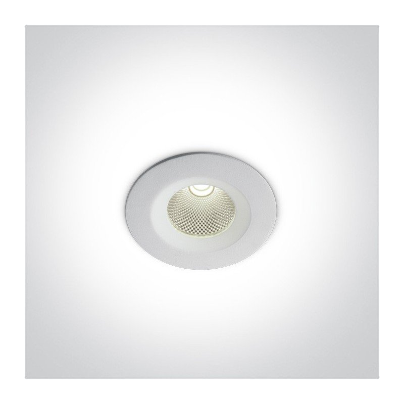 7W LED Įleidžiamas šviestuvas 4000K Baltas 10107CA/W/C