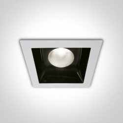 30W LED Įleidžiamas šviestuvas 4000K Baltas 50130B/W/C