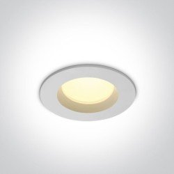 7W LED Įleidžiamas šviestuvas 3000K Baltas 10107B/W/W