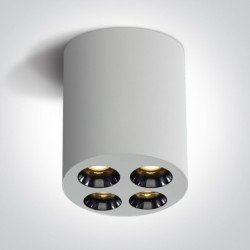 10W LED Lubinis šviestuvas 3000K Baltas 12110H/W/W