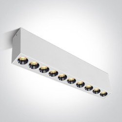 24W LED Lubinis šviestuvas 3000K Baltas 12124H/W/W