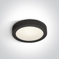 15W LED Plafonas 4000K Juodas 62115F/B/C